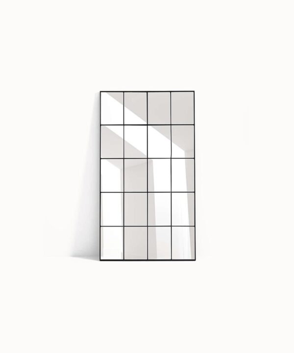 Floor Window Pane Mirror