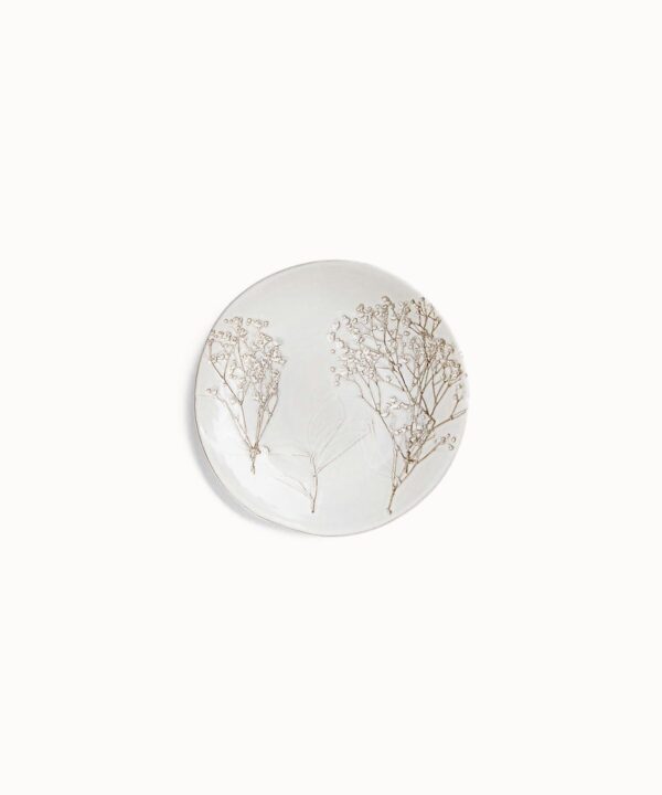 Pressed Floral Salad Plate